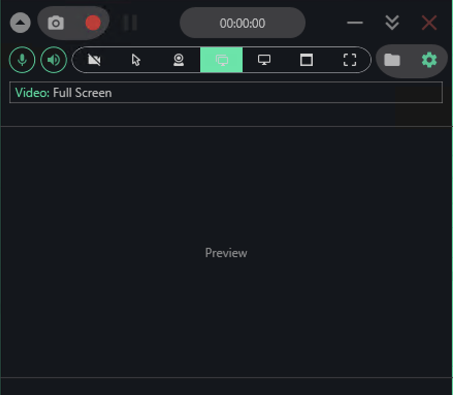 Free Screen Recorder PC window